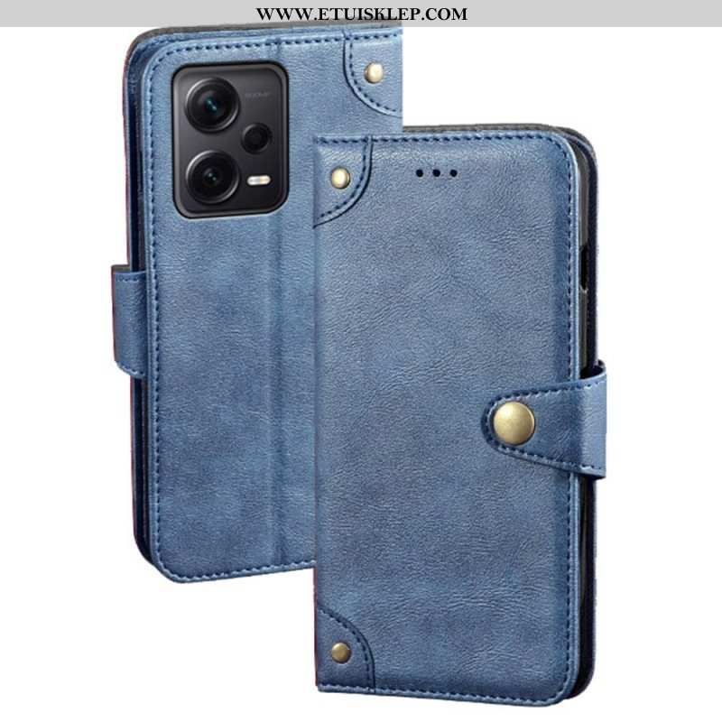 Etui Folio do Xiaomi Redmi Note 12 Pro Plus Przycisk Magnetyczny